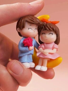 ascension Cute Couple Miniature Figurine Showpiece Gift for Your Love Romantic
